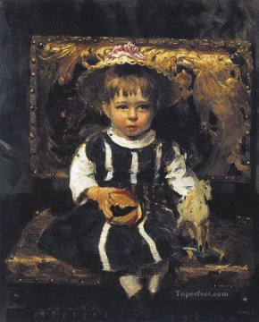Retrato de Vera Repina 1874 Ilya Repin Pinturas al óleo